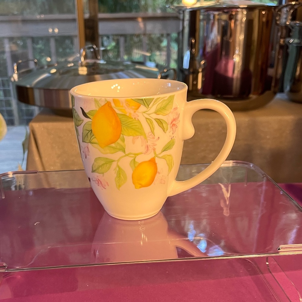 Princess House Limoncello gorgeous image design cups set of 4